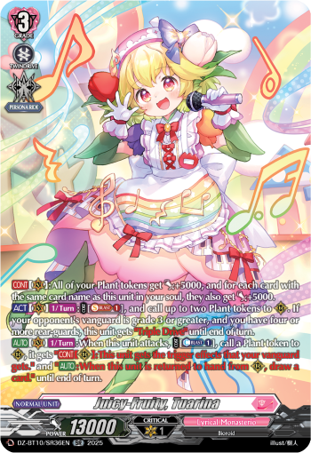 Juicy-Fruity, Tuarina