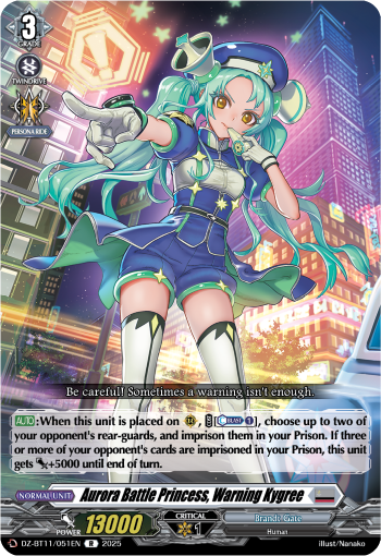 Aurora Battle Princess, Warning Kygree Aurora Battle Princess, Warning Kygree