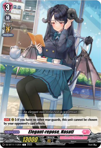 Elegant-repose, Nasati Elegant-repose, Nasati