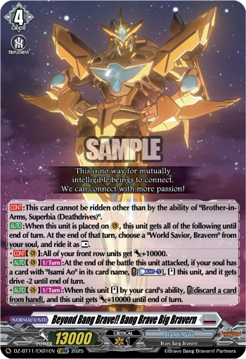 Beyond Bang Brave!! Bang Brave Big Bravern