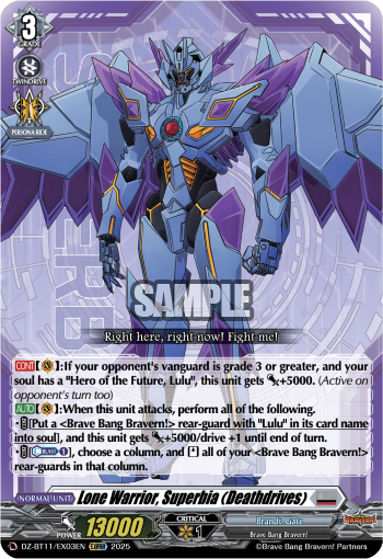 Lone Warrior, Superbia (Deathdrives)