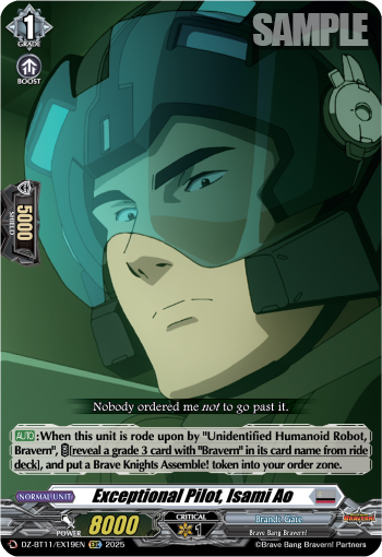 Exceptional Pilot, Isami Ao