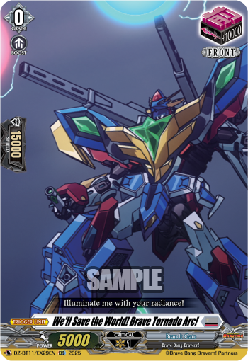 We'll Save the World! Brave Tornado Arc!