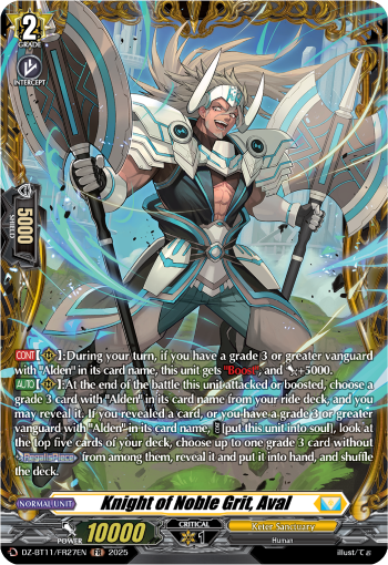 Knight of Noble Grit, Aval