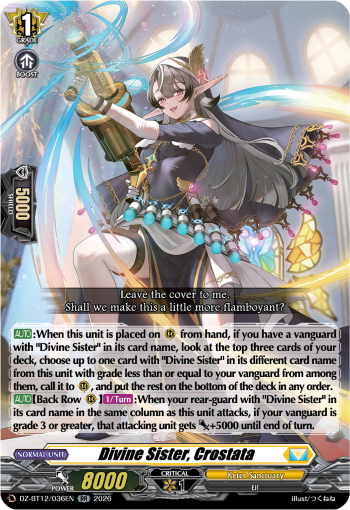 Divine Sister, Crostata Divine Sister, Crostata