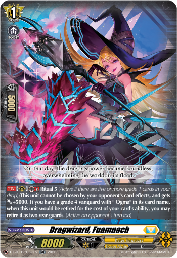 Dragwizard, Fuamnach Dragwizard, Fuamnach