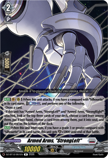 Armed Arms, "StrongLeft"