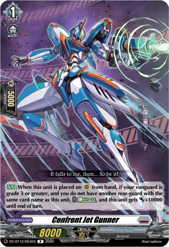 Confront Jet Gunner Confront Jet Gunner