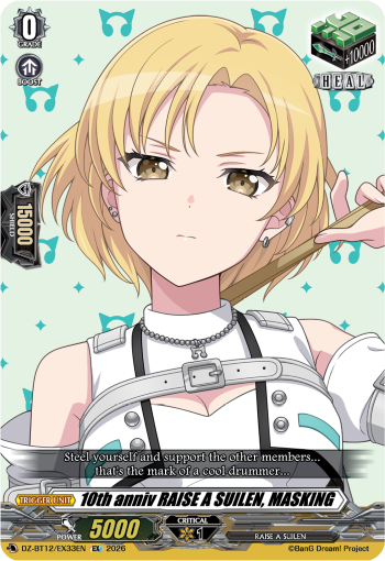 10th anniv RAISE A SUILEN, MASKING