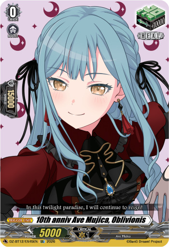 10th anniv Ave Mujica, Oblivionis