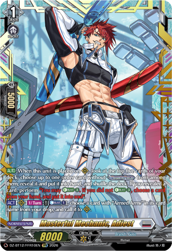 Masterful Mechanic, Adiest