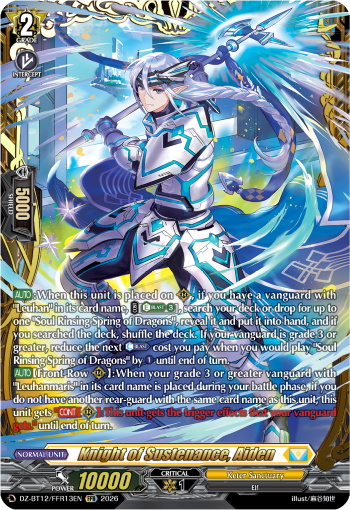 Knight of Sustenance, Aiden