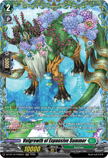 Valgrowth of Expansive Summer