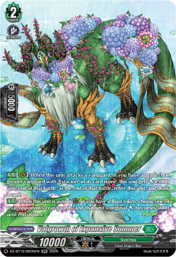 Valgrowth of Expansive Summer