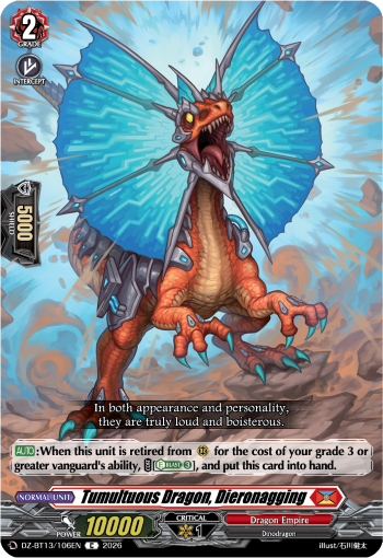 Tumultuous Dragon, Dieronagging Tumultuous Dragon, Dieronagging