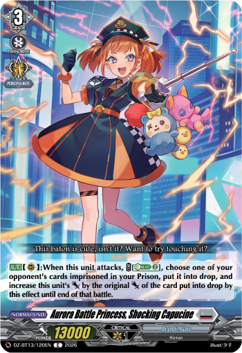 Aurora Battle Princess, Shocking Capucine