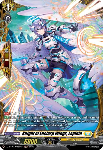 Knight of Enclasp Wings, Lapinio