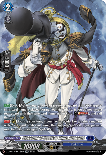 Viscount of Mystery Time, Allocaes