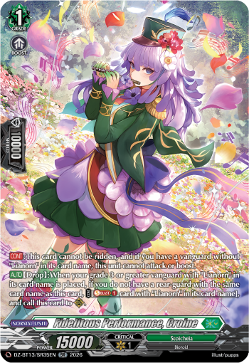 Fidelitous Performance, Croine