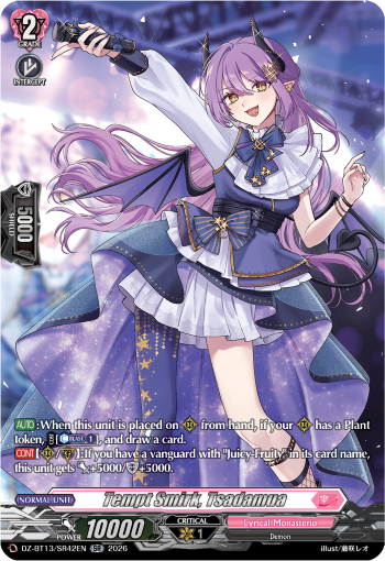 Tempt Smirk, Tsadamua
