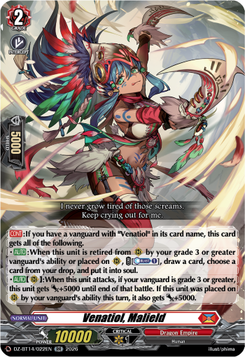 Venatiol, Malield