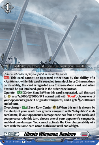 Librate Wingman, Roubroy