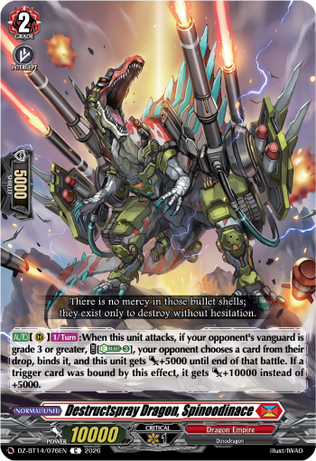 Destructspray Dragon, Spinoodinace Destructspray Dragon, Spinoodinace