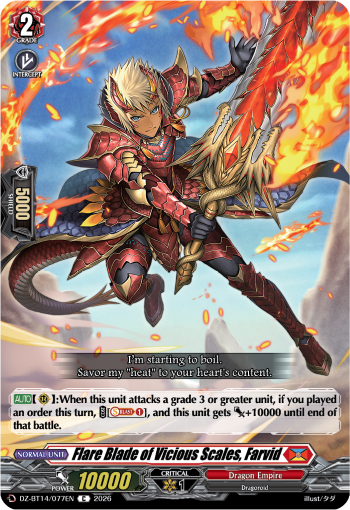Flare Blade of Vicious Scales, Farvid Flare Blade of Vicious Scales, Farvid
