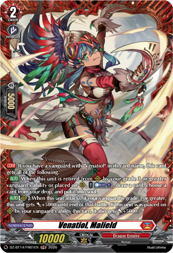 Venatiol, Malield