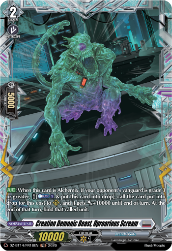 Creation Demonic Beast, Uproarious Scream