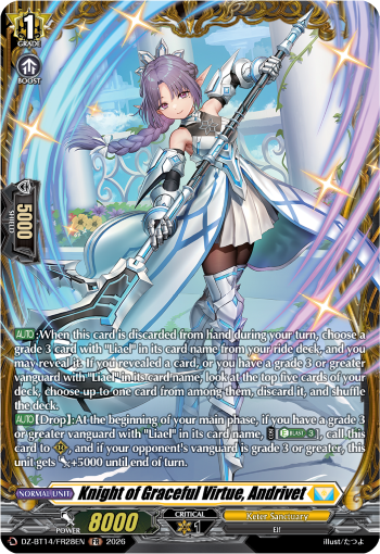 Knight of Graceful Virtue, Andrivet Knight of Graceful Virtue, Andrivet