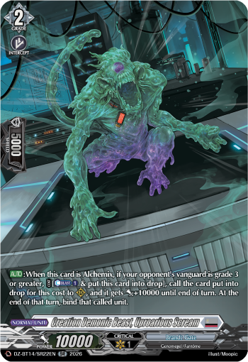 Creation Demonic Beast, Uproarious Scream Creation Demonic Beast, Uproarious Scream