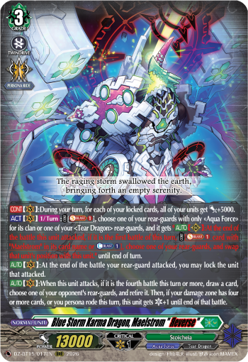 Blue Storm Karma Dragon, Maelstrom "Яeverse"