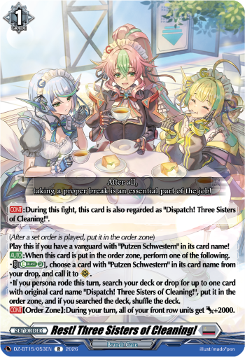 Rest! Three Sisters of Cleaning!