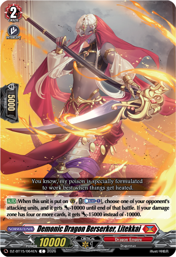 Demonic Dragon Berserker, Litekkai