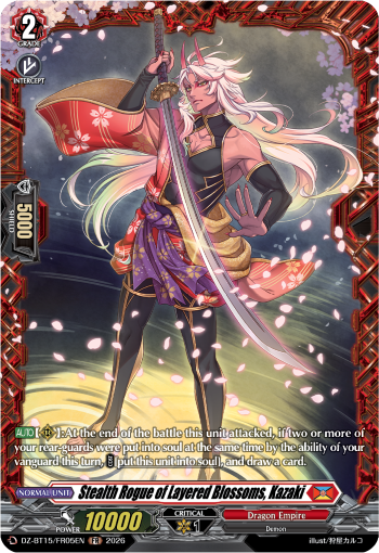 Stealth Rogue of Layered Blossoms, Kazaki Stealth Rogue of Layered Blossoms, Kazaki