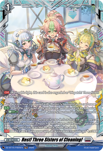 Rest! Three Sisters of Cleaning!
