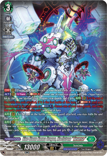 Blue Storm Karma Dragon, Maelstrom "Яeverse" Blue Storm Karma Dragon, Maelstrom "Яeverse"