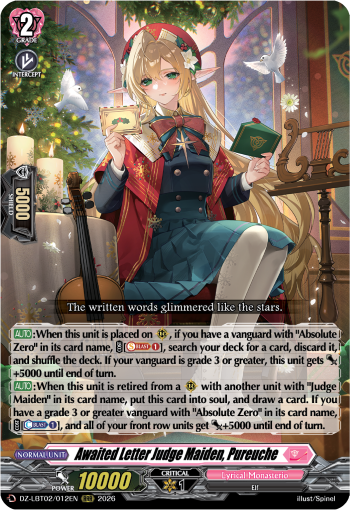 Awaited Letter Judge Maiden, Pureuche Awaited Letter Judge Maiden, Pureuche