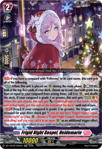 Frigid Night Gospel, Heidemarie Frigid Night Gospel, Heidemarie