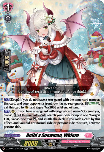 Build a Snowman, Whiero