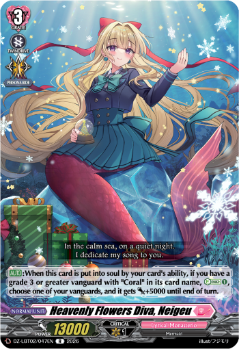 Heavenly Flowers Diva, Neigeu