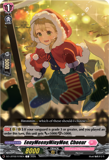 EenyMeenyMinyMoe, Choeur