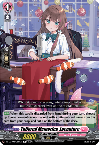 Tailored Memories, Lacouture Tailored Memories, Lacouture