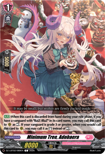 Minimum Tree, Adobaera