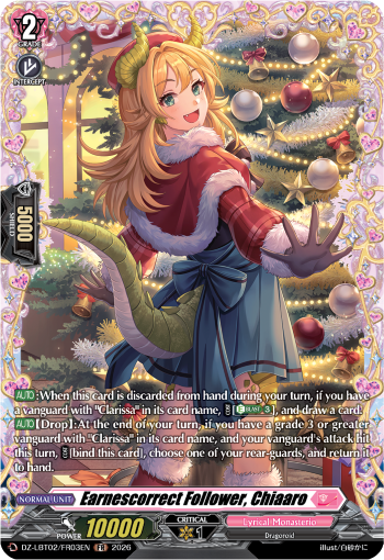 Earnescorrect Follower, Chiaaro Earnescorrect Follower, Chiaaro