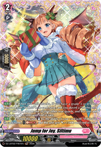 Jump for Joy, Siltimu