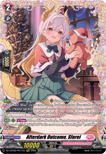 Afterdark Outcome, Sforei