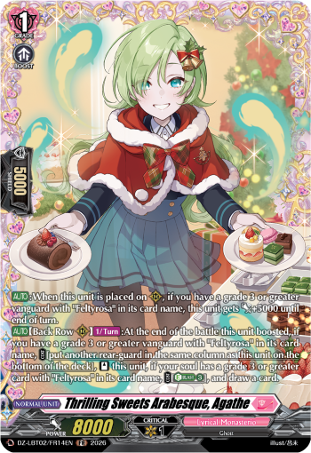 Thrilling Sweets Arabesque, Agathe