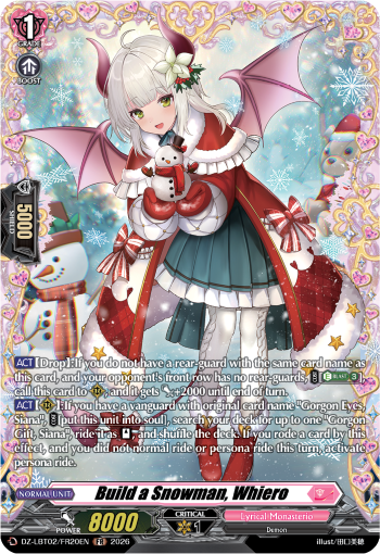 Build a Snowman, Whiero Build a Snowman, Whiero